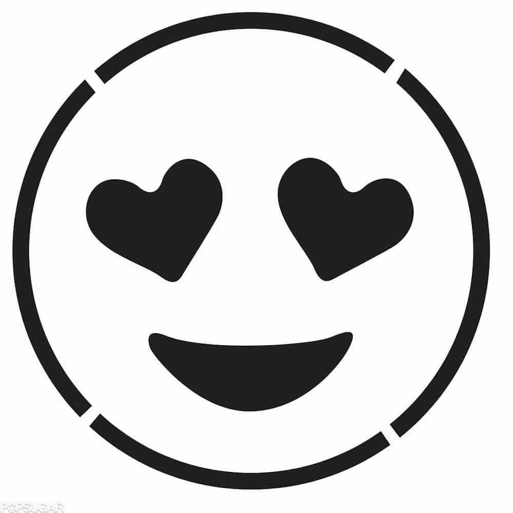imagenes de emojis para colorear en blanco y negro
