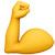 emoji brazo biceps