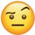 emoji cara con la ceja levantada 1F928