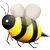 emoticon abeja del whatsapp