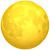 emoticon de la luna amarilla del whatsapp
