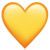 emoticono corazón amarillo 1F49B