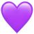 emoticono corazón violeta 1F49C